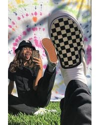 Vans - Checkerboard Slip-On Sneaker - Lyst