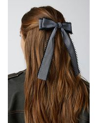 Urban Outfitters - Gingham Hair Bow Barrette - Lyst