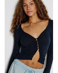 Out From Under - Heartbreaker Ruched Cardi - Lyst
