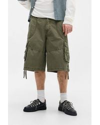 BDG - Khaki Vint Cargo Shorts - Lyst