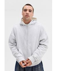 iets frans... - Waffle Lined Zip-through Hoodie - Lyst