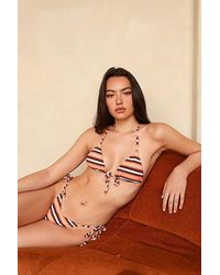 Ris-K - Fuego Triangle Bikini Top - Lyst