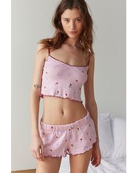 Out From Under - Primrose Pointelle Cami & Micro Short Set - Lyst