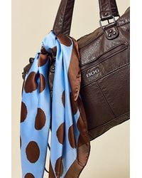 Urban Outfitters - Brushed Dot Pattern Satin Scarf - Lyst