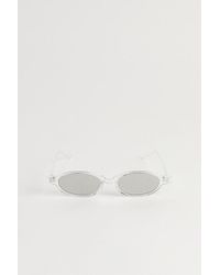 Urban Outfitters - Kai Slim Oval Sunglasses - Lyst