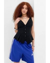Silence + Noise - Silence + Noise Tabitha Peplum Corset Top - Lyst