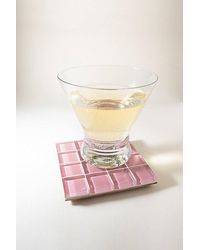 Subtle Studios - Solid Glass Tile Coaster - Lyst
