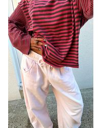 Out From Under - Essential Barrel Leg Joggers - Lyst