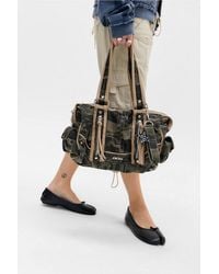 BDG - Mixed Media Canvas Shoulder Bag - Lyst