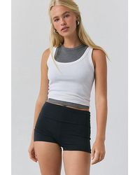 Out From Under - Bec Foldover Micro Short - Lyst