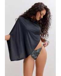 Lioness - Reborn Poncho Black Top - Lyst