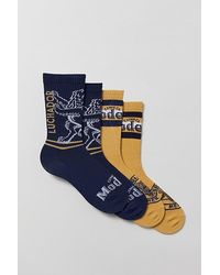 Urban Outfitters - Modelo Ribbed Crew Sock 2-Pack - Lyst