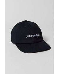 Obey - Studio Pigment Dye 6-Panel Hat - Lyst