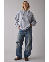 BDG - Logan Deconstructed Buckle Baggy Barrel Jean - Lyst