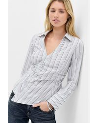 Silence + Noise - Silence + Noise Leila Asymmetric Shirt - Lyst