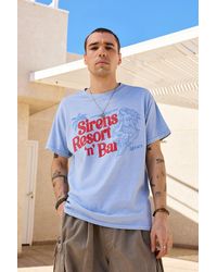 Urban Outfitters - Uo Blue Sirens Resort T-shirt - Lyst