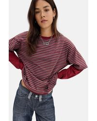 BDG - Arlo Double Layer Long Sleeve T-shirt - Lyst