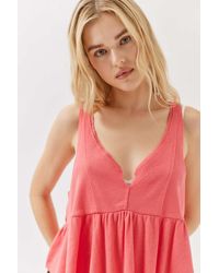 Urban Outfitters - Uo Amelia Babydoll Tank Top - Lyst