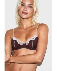 Out From Under - Cherish Stripe Underwire Jersey Bra 32b At Urban Outfitters - Lyst