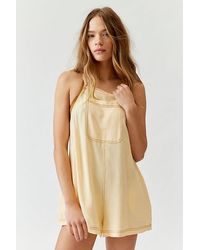 Urban Outfitters - Uo Greta Overall Romper - Lyst