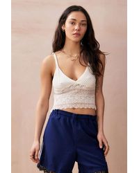 Urban Outfitters - Uo Gigi Open Stitch Knitted Cami Top - Lyst