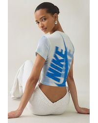 Nike - Sportswear Chill Knit Graphic Crop Tee - Lyst