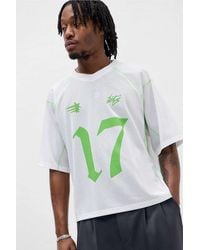 iets frans... - White Airtex Panel T-shirt - Lyst