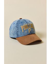 Mitchell & Ness - Mlb Philadelphia Phillies Denim & Faux Suede Baseball Hat - Lyst