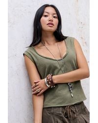 BDG - Julie Cut-off Tank Top - Lyst