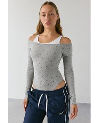 Out From Under - Bec Cut It Out Layered Bodysuit - Lyst
