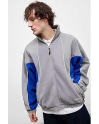 iets frans... - Grey & Blue Pascal Fleece Jacket - Lyst