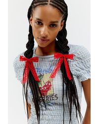 Urban Outfitters - Mini Lace Hair Bow Clip Set - Lyst