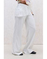 Kimchi Blue - Indi Studded Skirt Trousers - Lyst