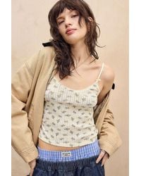 Kimchi Blue - Annie Pointelle Cami Xs At Urban Outfitters - Lyst