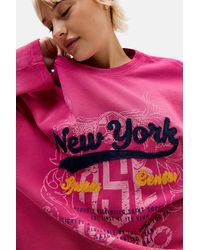 BDG - Luca New York Waffle Tee - Lyst