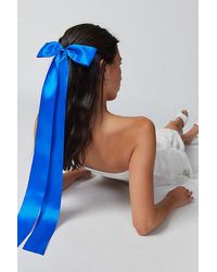 Urban Outfitters - Long Satin Hair Bow Barrette - Lyst