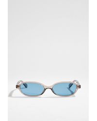 Miller - Taupe & Sea Blue Osei Sunglasses - Lyst