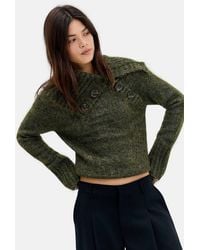 BDG - Toto Asymmetric Button Jumper - Lyst