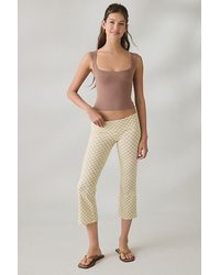 Out From Under - Bec Cropped Foldover Kick Flare Pants - Lyst