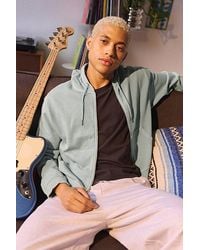 BDG - Bonfire Solid Zip-Up Hoodie Sweatshirt - Lyst