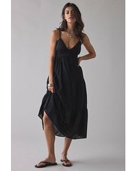 Kimchi Blue - Serafina Lace Trim Tiered Babydoll Maxi Dress - Lyst