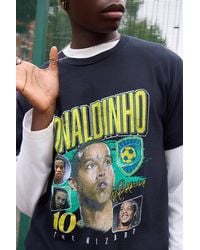 Urban Outfitters - Uo Black Ronaldinho Graphic Tee - Lyst