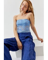 Urban Renewal - Remnants Lace Tube Top - Lyst