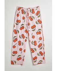 Urban Outfitters - Cherry Tossed Icon Lounge Pant - Lyst