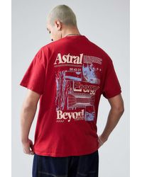 Urban Outfitters - Uo Red Astral Energy T-shirt - Lyst