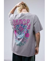 Urban Outfitters - Uo Grey Grace 98 T-shirt - Lyst