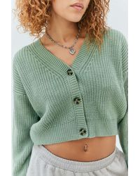 Urban Outfitters - Uo Kai Cosy Cropped Cardigan - Lyst