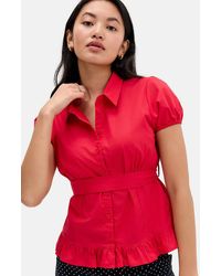 Motel - Closie Button Up Blouse - Lyst