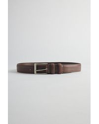 Urban Outfitters - Basic Beveled Leather Belt - Lyst