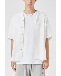 Barney Cools - Textured Seersucker Resort Shirt Top - Lyst